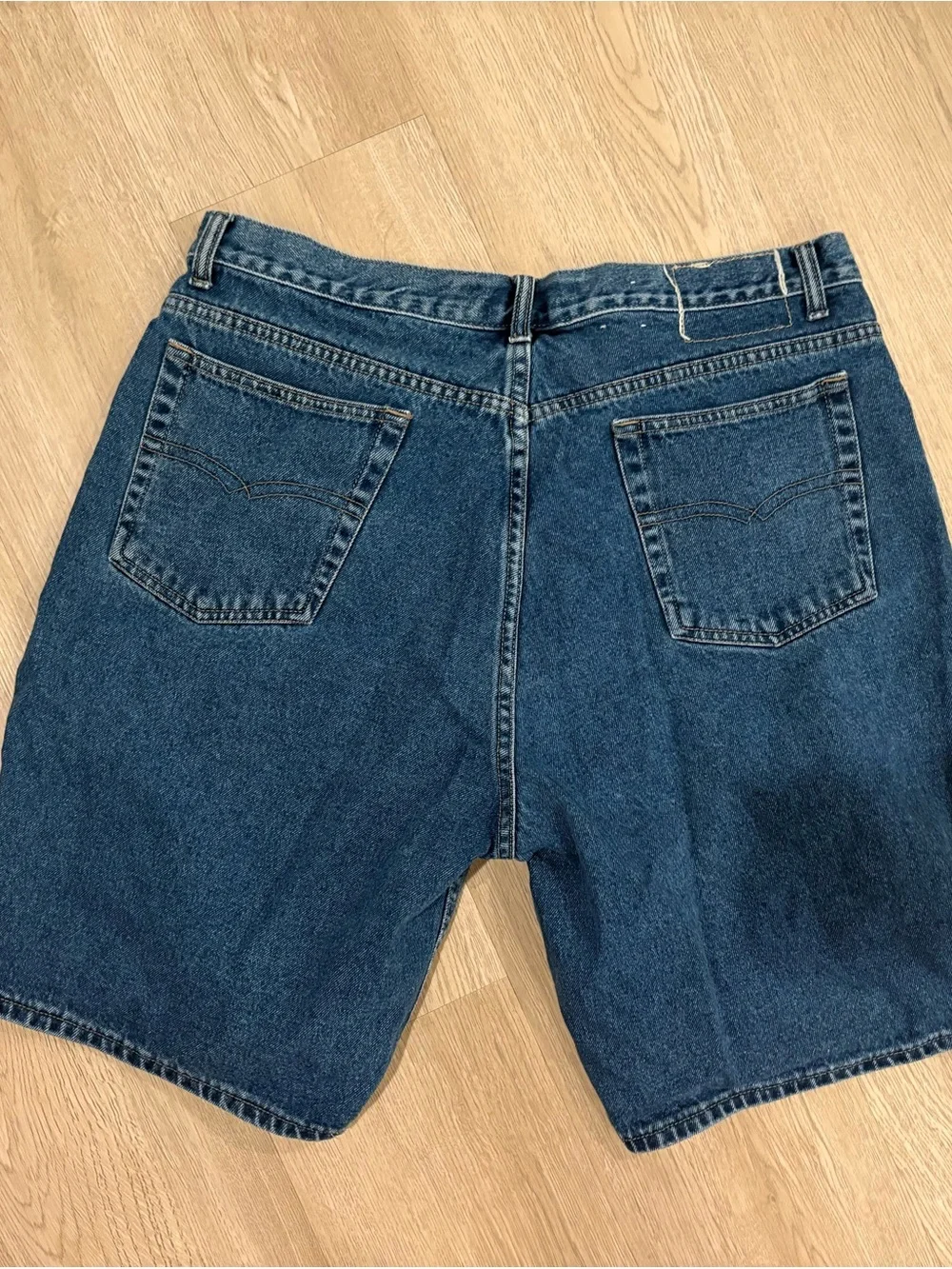 Classic Midwash Denim Shorts
